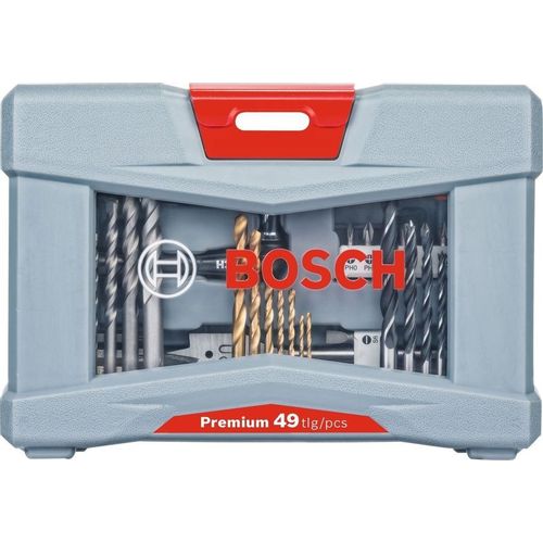 Набор бит Bosch Premium Set - 49, прямой, 49шт [2608p00233] BOSCH