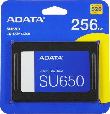 SSD накопитель A-Data Ultimate SU650 ASU650SS-256GT-R 256ГБ, 2.5", SATA ...