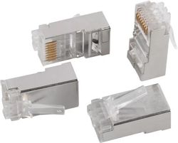 Коннектор ITK CS3-1C5EF FTP кат.5E RJ45 прозрачный