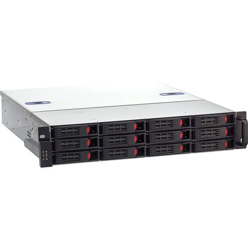 Корпус для сервера монтируемый в стойку EXEGATE Pro 550-HS12, 2U, черный [ex281233rus]