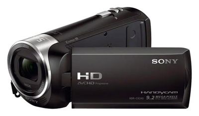 Видеокамера Sony HDR-CX240E, черный,  Flash [hdrcx240eb.cel]