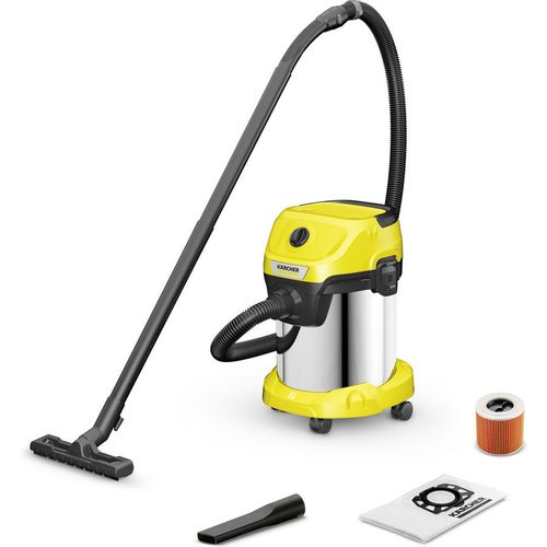 Строительный пылесос Karcher WD 3 S V-17/4/20, желтый [1.628-135.0]