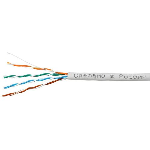 Кабель SKYNET CSS-UTP-LSLTx-4-CU UTP, кат.5E, 305м, 4 пары, 24AWG, 0.48мм, медь, многожильный, серый