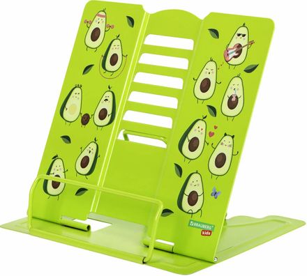 Подставка для книг и учебников BRAUBERG 238052, Avocado, прямоугольная, 221x238x23мм, металл, светло-зеленый, пакет с картонным европодвесом