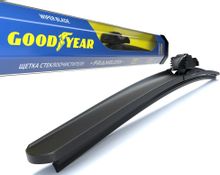 Щетка стеклоочистителя бескаркасная 700 мм (28") FRAMELESS всесезонная (Goodyear)
