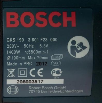 Bosch Professional GKS 190 0615990L0B