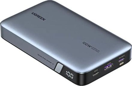 Внешний аккумулятор (Power Bank) UGREEN PB720,  20000мAч,  серый