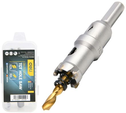 Коронка Deli DH-TCT021-E1, по металлу, шестигранный