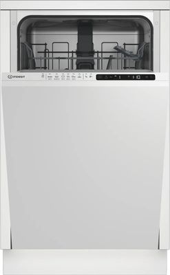 Встраиваемая посудомоечная машина Indesit DIS 1C67 E,  узкая, ширина 44.8см, полновстраиваемая, загрузка 10 комплектов