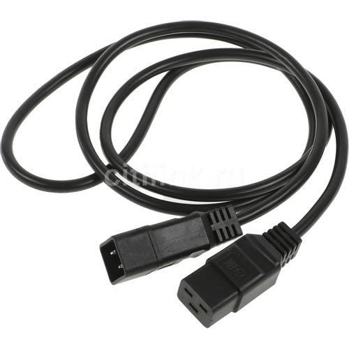 Шнур питания Rem (R-16-Cord-C19-C20-1.8) C19-C20 проводник.:3x1.5мм2 1.8м 220В 16А (упак.:1шт) черны