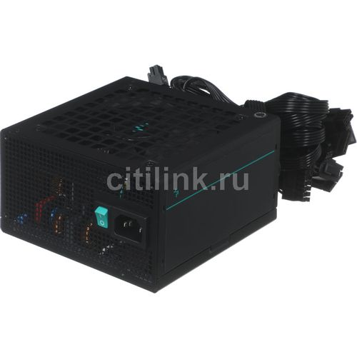 Блок питания DeepCool PF700, 700Вт, 80 PLUS WHITE, 120мм, черный, retail [r-pf700d-ha0b-wdeu]