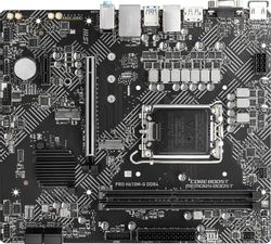 Изображение товара Материнская плата MSI PRO H610M-G DDR4, Socket LGA 1700, Intel H610, mATX, Ret Изображение товара Материнская плата MSI PRO H610M-G DDR4, Socket LGA 1700, Intel H610, mATX, Ret