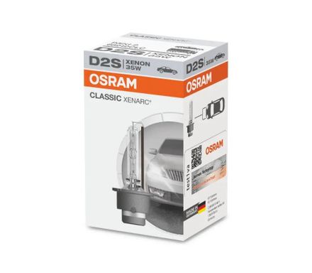 Лампа автомобильная ксеноновая Osram 66240CLC, D2S, 12В, 35Вт, 4300К, 1шт