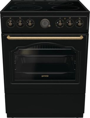 Электрическая плита Gorenje GECS6B71CLB, стеклокерамика, инфракрасная ...