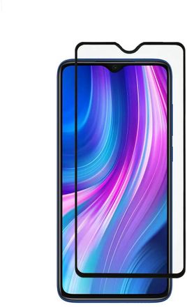 Защитное стекло для экрана ZIBELINO для Xiaomi Redmi Note 8 2021/2019 антиблик, 5D, 1 шт, черный [ztg-5d-xmi-not8-blk]