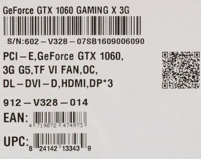 Gtx 1060 gaming x 3g deals