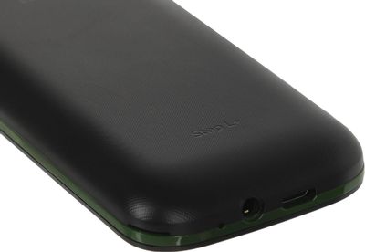 Сотовый телефон BQ Step L+ 2440, черный/зеленый – купить в Ситилинк ...
