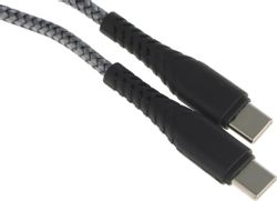 Изображение товара Кабель BORASCO USB Type-C (m) -  USB Type-C (m),  1м,  серый [52385]