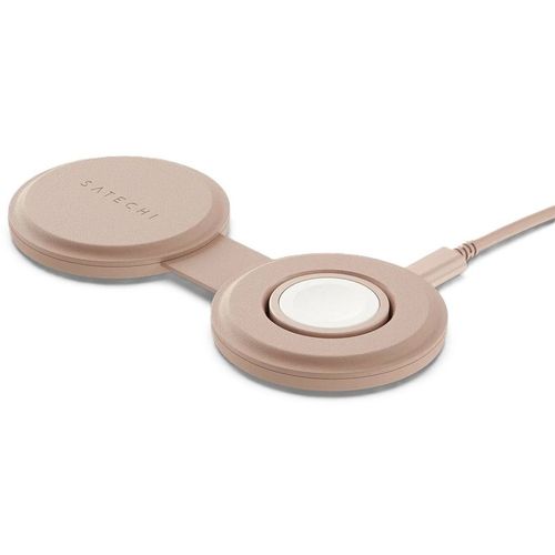 Беспроводное зарядное устройство SATECHI ST-QTG21R, USB-C, USB-C, 15Вт, розовый