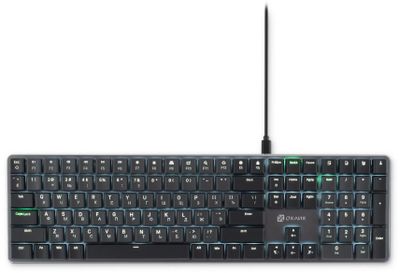 Клавиатура Oklick K953X,  USB, черный серый [1901086]