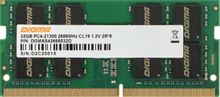 Изображение товара Оперативная память DDR4 32ГБ 2666 МГц SO-DIMM для ноутбуков Digma DGMAS42666032D