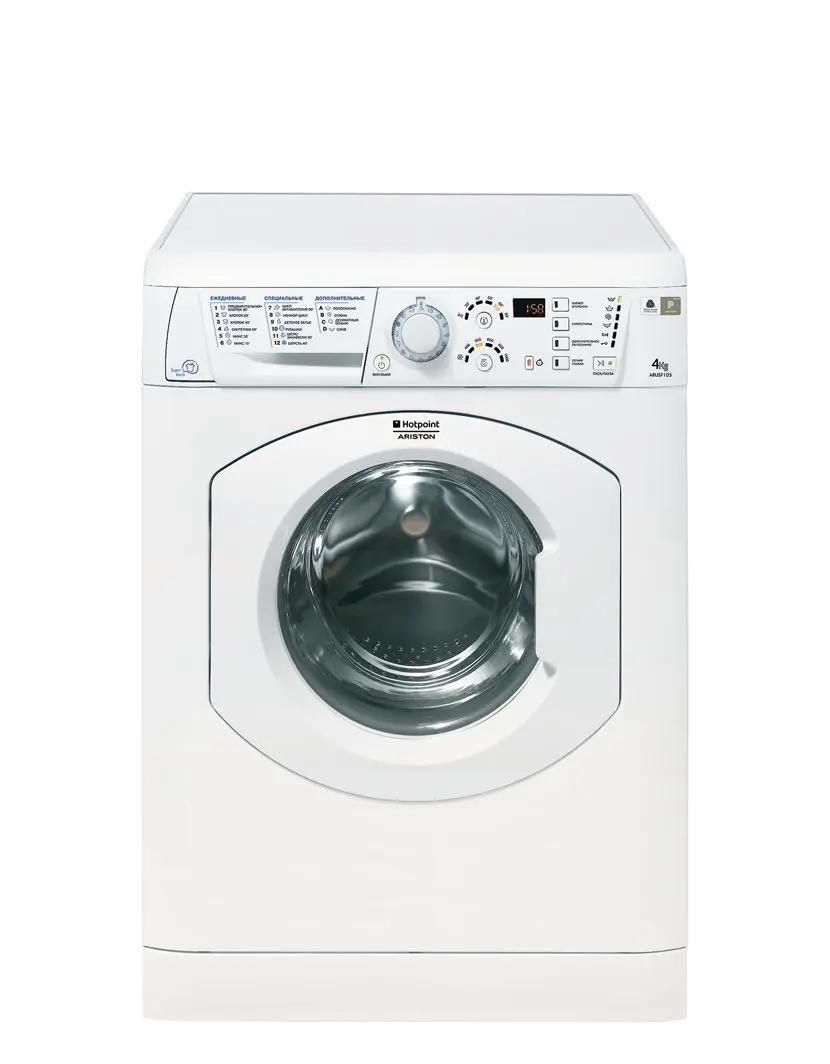 Характеристики Стиральная машина Hotpoint-Ariston Front Loader ARUSF 105  (CIS), с фронтальной загрузкой, 4кг, 1000об/мин (442245) смотреть в СИТИЛИНК