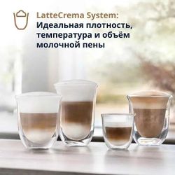 Кофемашина автоматическая DeLonghi Rivelia EXAM440.55.B, серебристый/черный