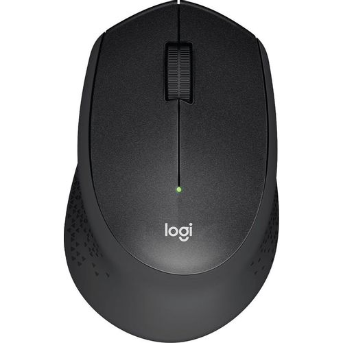 Мышь беспроводная Logitech M330 Silent Plus, радио, оптическая, USB, 1000dpi, черный [910-004909]