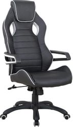 Кресло BRABIX Techno Pro GM-003, экокожа, до 121кг, серый