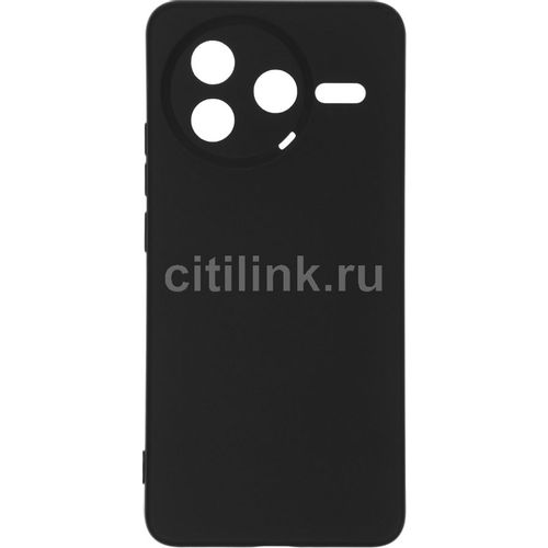 Чехол (клип-кейс) BORASCO Silicone Case, для Xiaomi Poco F7 Pro, черный [75176]