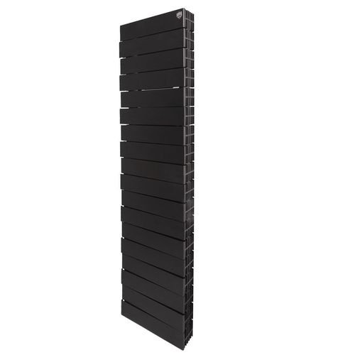Радиатор биметаллический ROYAL THERMO Pianoforte Tower 300 /Noir Sable, 18 секций, боковое подключение, черный