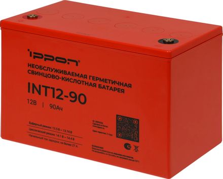 Аккумуляторная батарея Ippon INT12-090 для ИБП,  12В,  90Ач [2005326]