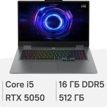 Изображение товара Игровой ноутбук Lenovo LOQ 17IRX10 17.3 IPS i5 16ГБ RTX 5050 SSD без ОС