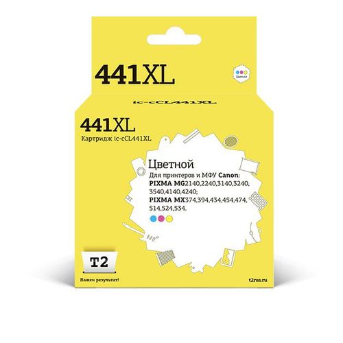 Картридж T2 IC-CCL441XL, CL-441 XL, многоцветный / CL-441 XL
