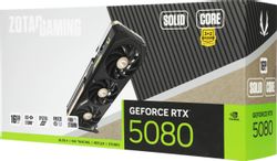Видеокарта Zotac NVIDIA  GeForce RTX 5080 RTX 5080 SOLID CORE