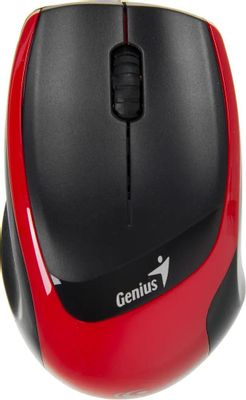 Мышь Genius DX-7020, оптическая, беспроводная, USB, черный и красный [31030075102]
