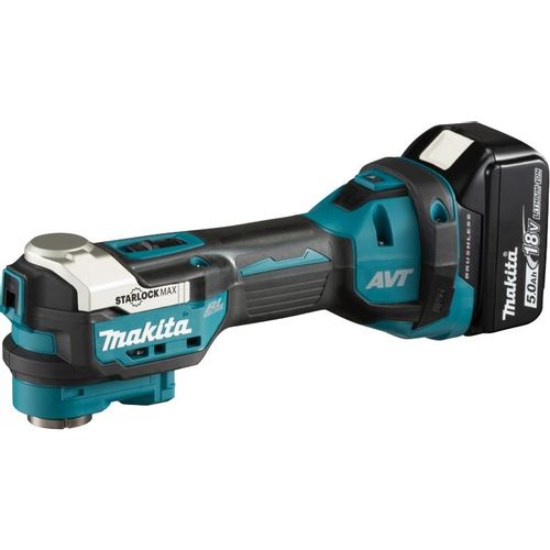 Многофункциональный инструмент Makita DTM52RTJX1, аккумуляторный, 2 АКБ в комплекте