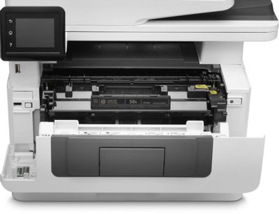 МФУ лазерный HP LaserJet Pro M428fdn черно-белая печать, A4, цвет белый ...