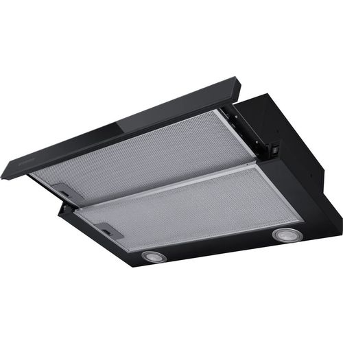Встраиваемая вытяжка MEFERI Glass Ultra SLIDEBOX60BK, управление кнопочное, черный