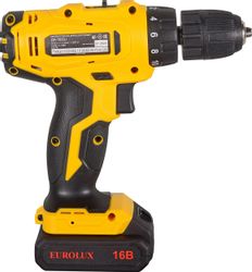 Дрель-шуруповерт EUROLUX ДА-16/2Li, 1.5Ач