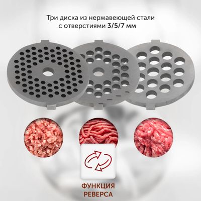 Мясорубка StarWind SMG-5550, белый – купить в Ситилинк | 1474968