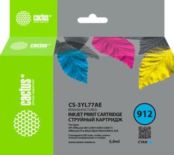 Картридж Cactus CS-3YL77AE, голубой
