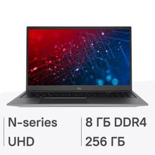 Изображение товара Ноутбук iRU Planio 15INP 15.6 IPS Intel N100 8ГБ SSD Windows 11 Pro серый