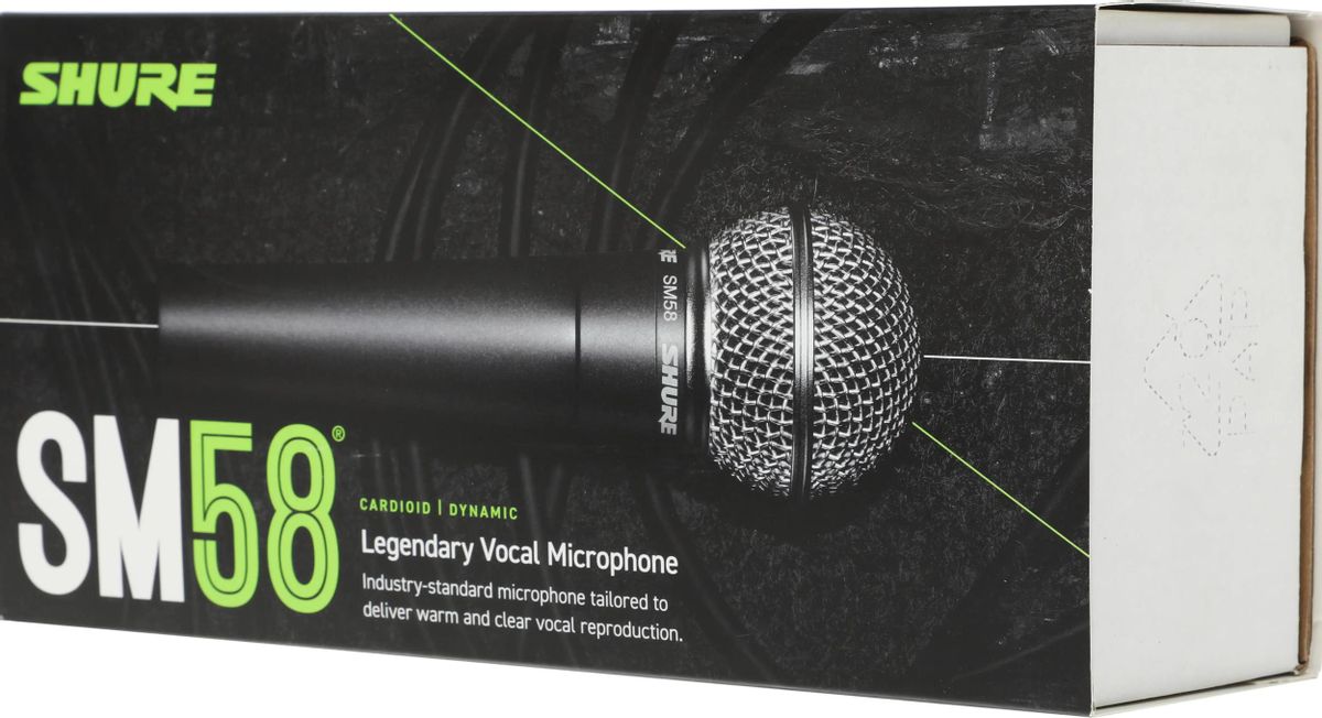 Микрофон SHURE SM58SE, черный – купить в Ситилинк | 1185477
