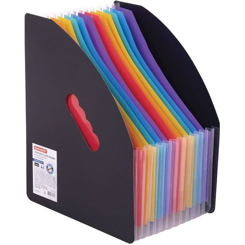 Лоток вертикальный BRAUBERG Docs 271153, для бумаг, 320x255x25, полипропилен, черный