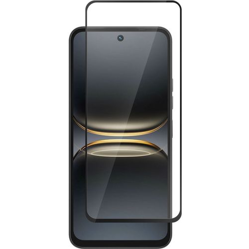 Защитное стекло для экрана BORASCO для Tecno Spark 40 антиблик, 163х75 мм, 2.5D, 1 шт, черный [75482]