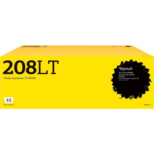 Картридж T2 TC-SH208, AR-208LT, черный / TC-SH208