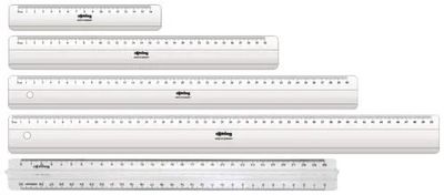 Линейка Rotring Centro Flat Ruler, пластик, 50см, прозрачный [s0221500 ...