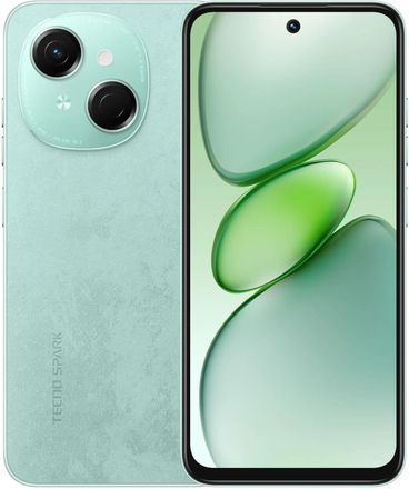 Смартфон TECNO Spark Go 1 3/64Gb, 6.67", IPS, 120Гц, 5000мAч, 2 nano SIM, зеленый