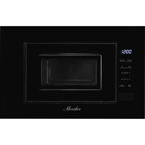 Встраиваемая микроволновая печь MONSHER High-Tech MMH 1020 B, 20л, 700Вт, черный [76480]